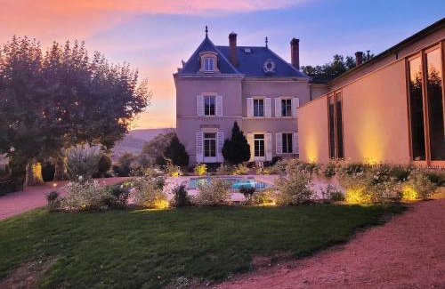 Lantignie House | Elegant Château des Vierres: Rated 9/10 with Pool & Hot Tub