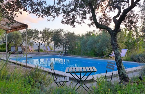 Sessa Aurunca Apartment | Serene Renovated Farmhouse with Pool and Oceanfront Views