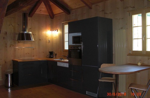 Charmey Ski Chalet | Historic Chalet Loft with Spa, Lake Views & Hot Tub