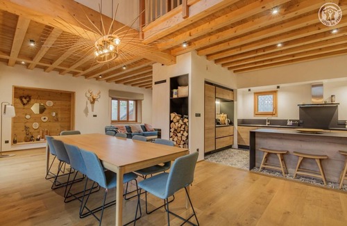 Saint-Colomban-des-Villards House | Experience Cozy Comfort at Chalet DES Oules, Saint Colomban
