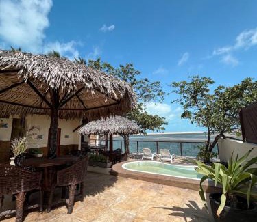 Aguas Belas Ski Chalet | Oceanfront Chalé Pé na Água - Aguas Belas Retreat