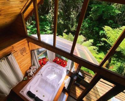 Campos do Jordao House | Experience Chalé Samambaia: 4-Star Retreat with Hot Tub