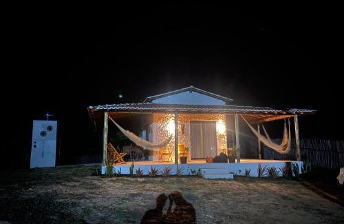 Ponta do Anel House | Cozy Chalé Toca da Coruja with Ocean View at Praia do Macapá