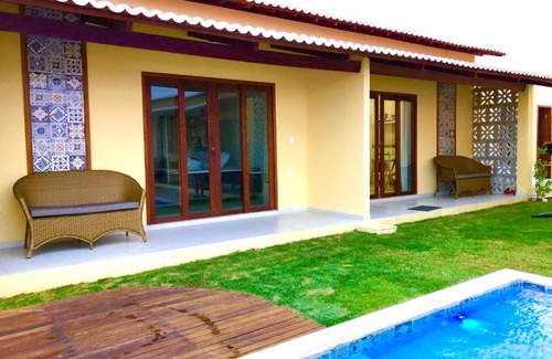 Touros Cabin | Pet-Friendly Chalés Polinésia with Pool and Breakfast