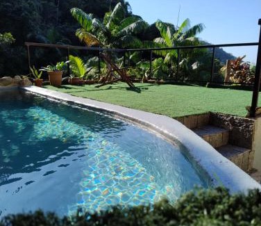 Trindade Cabin | Relax at Chale Tupi: Oceanfront Bliss with Pool Access