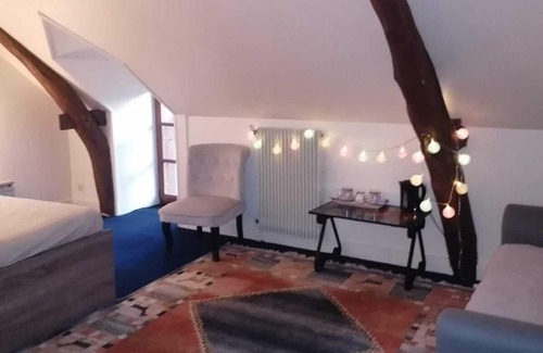 La Roche-Posay Bed & Breakfast | Relaxing Room with En-Suite Bathroom in Nature's Embrace