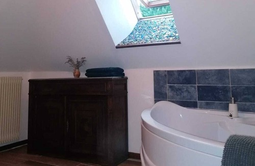 La Roche-Posay Bed & Breakfast | Relaxing Room with En-Suite Bathroom in Nature's Embrace