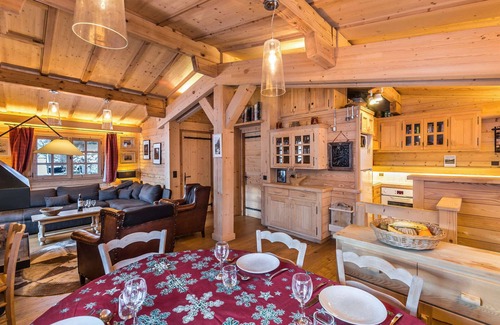 Le Planellet Ski Chalet | Inviting Chalet Megève with Spa and Family Amenities