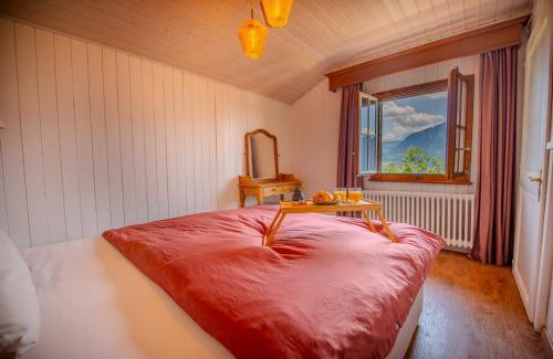 Leysin Apartment | Serpolet Chalet: Oceanfront Retreat with Sauna & High Ratings