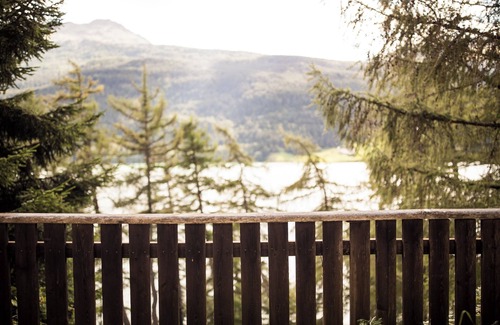 Curon Venosta Ski Chalet | Serene Chalet 'Am Reschensee' with Lake View & Private Garden