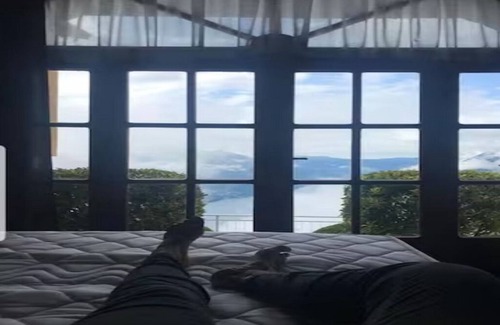 Pigra Ski Chalet | Experience Chalet Anastasia: Pool, Spa & Lake Views Await