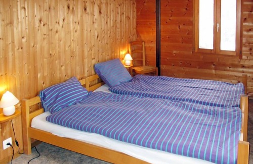 Champery Apartment | Inviting Chalet Anthamatten with Spa and Lake Views