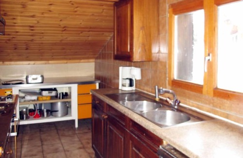 Champery Apartment | Lake View Retreat: Chalet Anthamatten with Spa & Kitchen