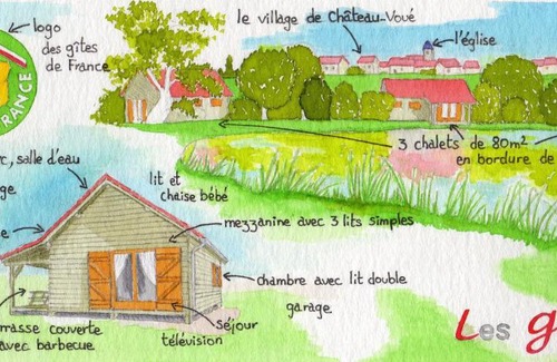 Chateau-Voue House | Peaceful Chalet by the Pond near Educational Farm