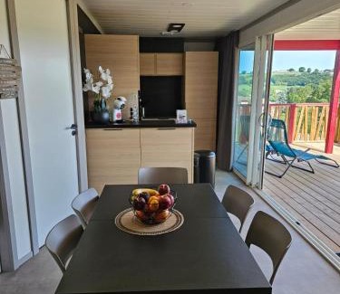 Hasparren Ski Chalet | Inviting Chalet Ibaia with Pool & Ocean View in Hasparren