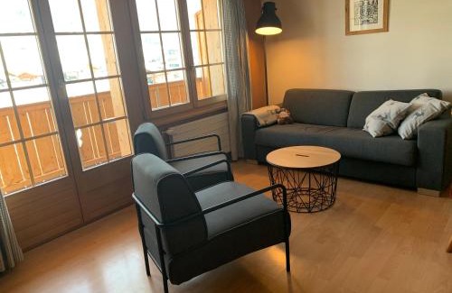 Adelboden Apartment | Cozy Chalet Butterfly: Pet and Child Friendly Retreat