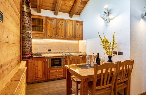 Sant'Antonio di Mavignola Ski Chalet | Mountain View Chalet 'Camping Faè' with Private Terrace