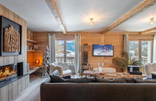 Demi-Quartier Ski Chalet | Chalet Chic Montagne Rénové - Family & Pet-Friendly Retreat