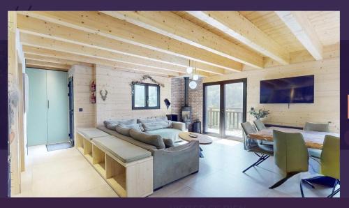 Bonnevaux Ski Chalet | Escape to Chalet du Bonheur: Family-Friendly with Hot Tub