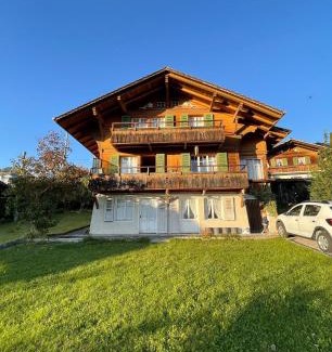 Sigriswil Ski Chalet | Elegant Chalet Edelweiss in Sigriswil with Ocean View
