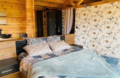 Bransat House | Cozy Chalet en Bois Privatifs in St Pourcain sur Sioule