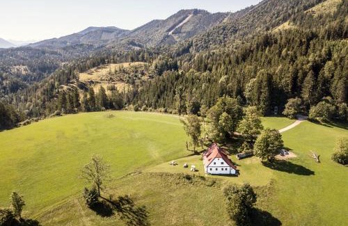 Lunz am See Ski Chalet | Relaxing Chalet Hinterbreiteneben with Hot Tub & Pet-Friendly Stay