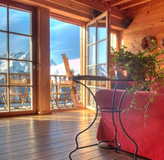 Villard-Reculas Apartment | Relax at Chalet Il fera beau demain with Ocean View & Spa