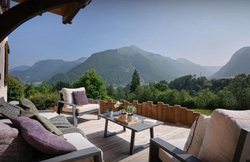 La Cote-d'Arbroz Ski Chalet | Relax in Chalet Isla de Lux with Spa and Hot Tub Amenities