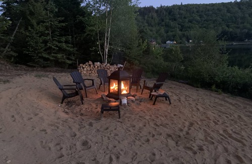Mandeville Ski Chalet | Unwind at Chalet l'Oasis: Private Beach & Spa Retreat