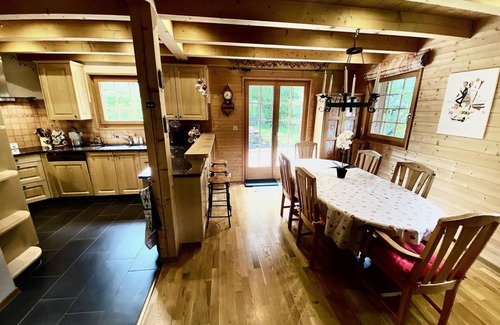 Morgins Villa | Relaxing Getaway at Chalet La Cergnat 64 with Spa & Breakfast