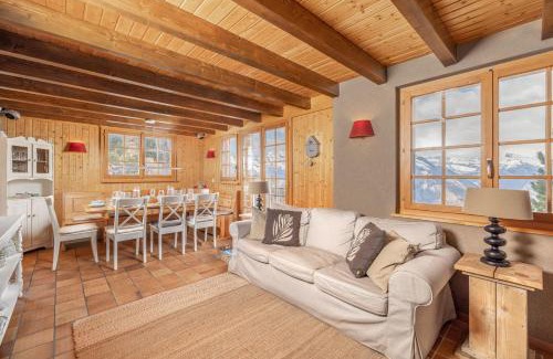 Riddes Ski Chalet | Cozy Family Chalet with Child-Friendly Amenities for 8