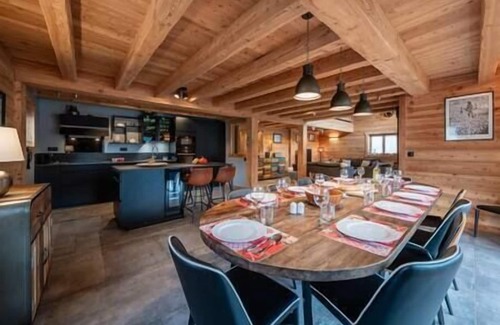 Monetier-les-Bains Ski Chalet | Elegant Chalet Mélézin - Top-Rated with Spa & Ocean View
