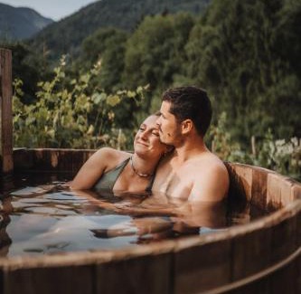 Le Biot Bed & Breakfast | Oceanfront Chalet Trappeur: Guest Rated 9.5/10 Experience