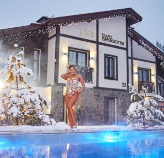 Palyanytsya Ski Chalet | Elegant Chalet TwoSeasons Bukovel with Pool & Spa Access