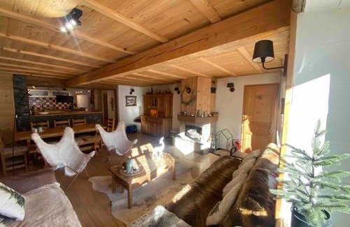 Saint-Jean-d'Arves Ski Chalet | Chalet vue Panoramique au Calme Absolu, ski à 5 min