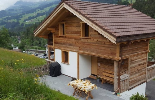 Adelboden Apartment | Cozy Chalet Wäschhüsi: Relaxing Spa, Family-Friendly Stay