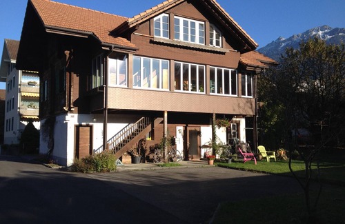 Central Interlaken Apartment | Central Chalet Waldegg with Garden & Family-Friendly Amenities