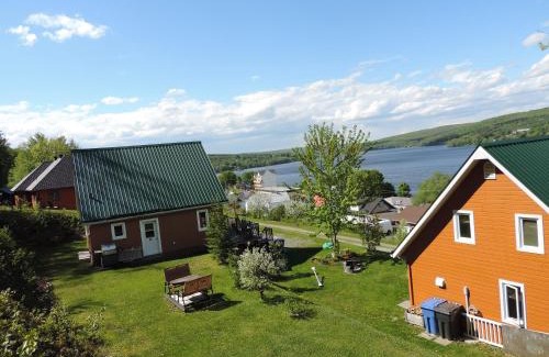 St-Ferdinand Ski Chalet | Oceanfront Retreat at Chalets Garou with Hot Tub Access