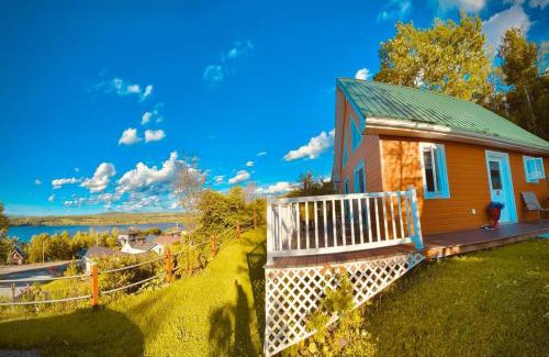 St-Ferdinand Ski Chalet | Oceanfront Retreat at Chalets Garou with Hot Tub Access