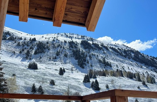 Villard-Reculas Ski Chalet | Cozy Chalet with Lake View in Villard-reculas