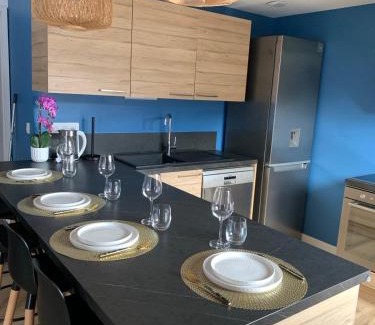 Albertville Apartment | Chaleureux T4, petit déjeuner offert, boisson rafraîchissante pour la bienvenue