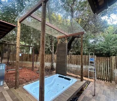 Serra do Cipo House | Indulge at Chalezim VIP 3 - Private Chalet with Hot Tub