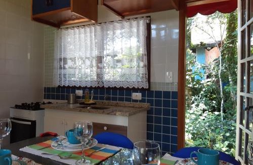 Sao Pedro da Serra Ski Chalet | Inviting Chalezinho Pedra Azul with Oceanfront Views