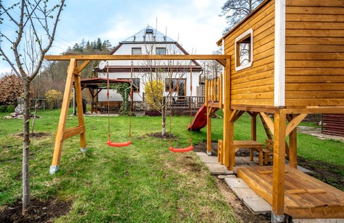Mala Moravka Villa | Family-Friendly Retreat at Chalupa U Potoka - 4-Star Stay