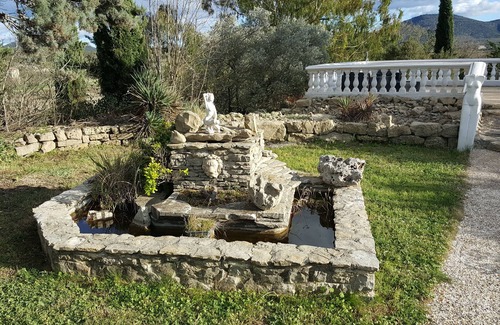 Saint-Andre-de-Cruzieres Bed & Breakfast | Cozy Room with Terrace and Pool Access for Family Fun