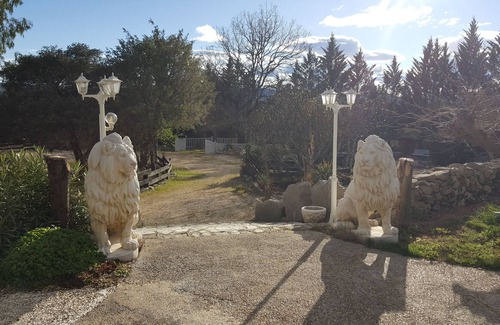 Saint-Andre-de-Cruzieres Bed & Breakfast | Cozy Room with Terrace and Pool Access for Family Fun