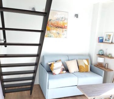 Rueil-Malmaison House | Inviting Mezzanine Room in an Artist's Home, Child Friendly