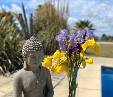 Orange Bed & Breakfast | Oceanfront Haven: Chambre Carpediem with Pool & Spa