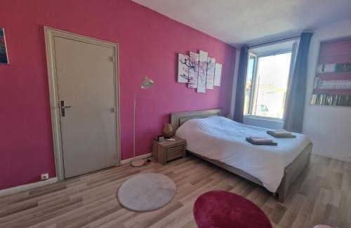 Rieux-Minervois Bed & Breakfast | Chambre double l'escapade colorée