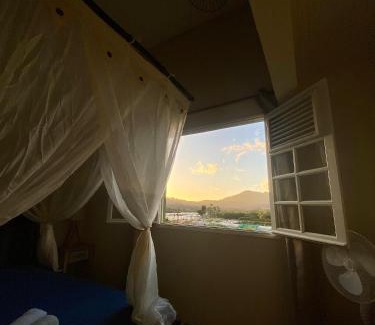 Le Morne-Rouge House | Scenic chambre Ylang Ylang with Mont Pelée Views & Kitchen